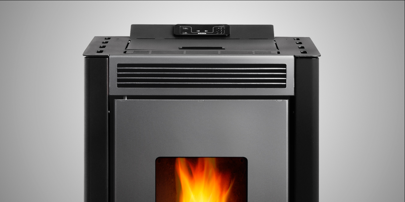 BOSCA Estufa a pellet Black Vision Burdeo